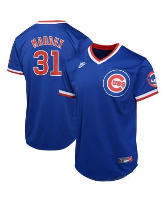 Nike - Big Boys and Girls Greg Maddux Royal Chicago Cubs Cooperstown Collection Limited Jersey