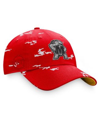 Women's Red Maryland Terrapins OHT Military Appreciation Betty Adjustable Hat