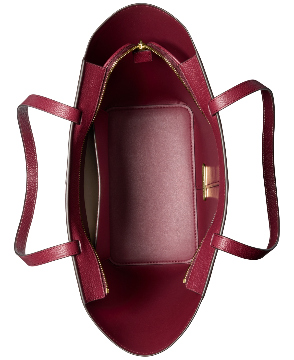 Michael Kors Michael  Flora Large Top Zip Tote In Red