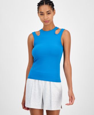 ID Ideology - Women's Cutout Ribbed Tank Top