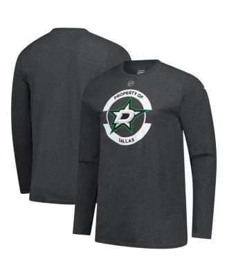 Fanatics - Men's Heather Charcoal Dallas Stars Authentic Pro Practice Long Sleeve T-Shirt