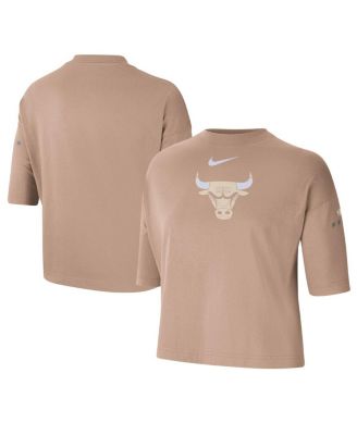 Nike - Women's Tan Chicago Bulls 2024/25 City Edition Courtside Boxy T-Shirt