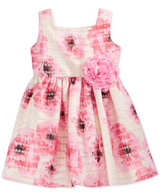 Sweet Heart Rose Little Girls' Floral-Print Organza Dress - Kids & Baby ...