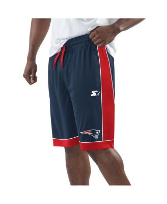 Starter - Men's Navy/Red New England Patriots Fan Favorite Fashion Shorts