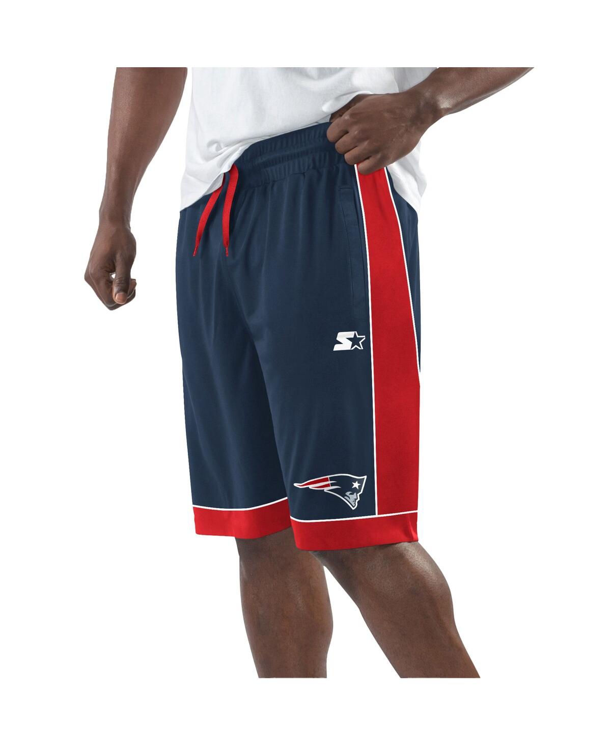 Men's Navy/Red New England Patriots Fan Favorite Fashion Shorts - Navy, Red