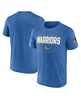Logo Athletic - Men's Heather Royal Golden State Warriors Block Practice Performance T-Shirt