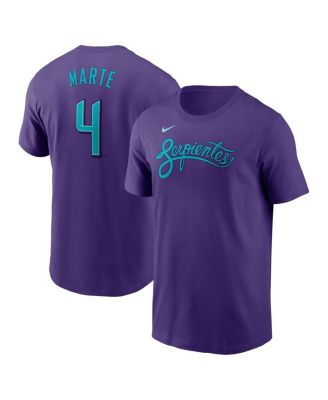 Men's Ketel Marte Purple Arizona Diamondbacks 2025 City Connect Fuse Name Number T-Shirt