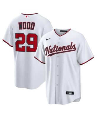 Nike - Men's&nbsp; James Wood White Washington Nationals Home Replica 2.0 Player Jersey
