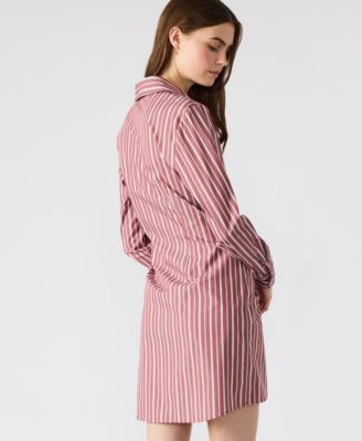 Women's Cotton Button-Front Shirtdress