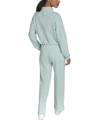 Performance Women's Mini Triple Logo Fleece Half-Zip Pullover Sweatshirt