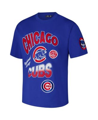 Men's Royal Chicago Cubs Turn It Up Dropped Shoulder T-Shirt