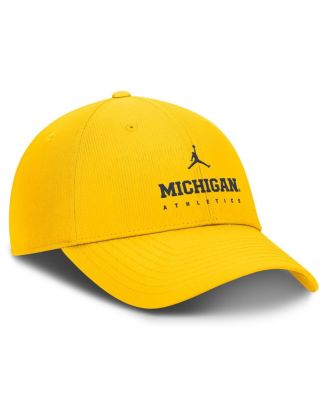 Men's Maize Michigan Wolverines Club Performance Adjustable Hat