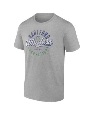 Men's Gray Hartford Whalers Emblem T-Shirt