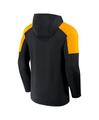 Men's Black Boston Bruins Meta Game Transitional Pullover Hoodie