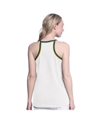 Women's&nbsp;White Athletics Curveball Tank Top