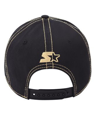 Men's Black Vegas Golden Knights Sphere II Curved Star fit Adjustable Hat