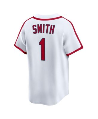 Men's Ozzie Smith White St. Louis Cardinals Throwback Cooperstown Collection Limited Jersey
