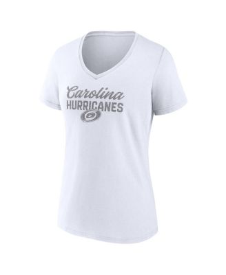 Women's Carolina Hurricanes White Out V-Neck T-Shirt