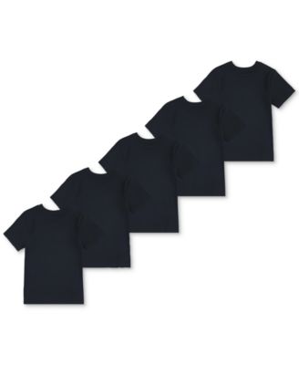 Big Boys Crewneck Undershirts, 5 Pack
