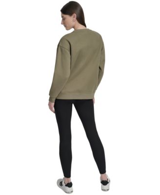 Women's Medallion-Logo Crewneck Sweatshirt