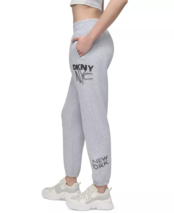 Women's Graffiti Logo Cotton-Blend Joggers - thumbnail 3