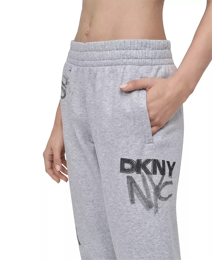Women's Graffiti Logo Cotton-Blend Joggers - thumbnail 6