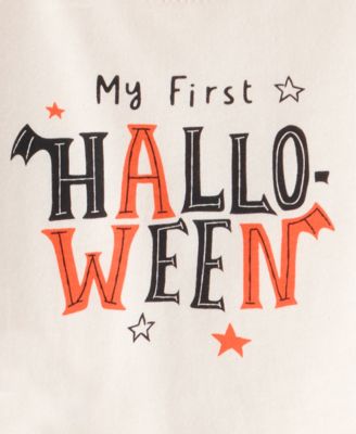Baby 2-Pc. My First Halloween Long Sleeve Bodysuit & Pants Set