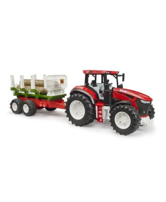 1/16 Roadmax Tractor with Forwarding Trailer & 3 Logs 03453