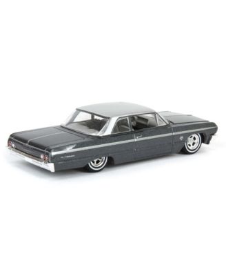 1/64 1964 Chevrolet Bel Air Gray & Silver California Lowriders
