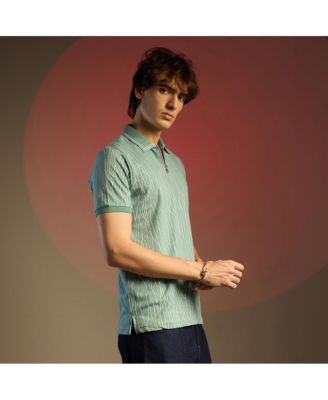 Men's Sea Green Crevice-Lined T-Shirt