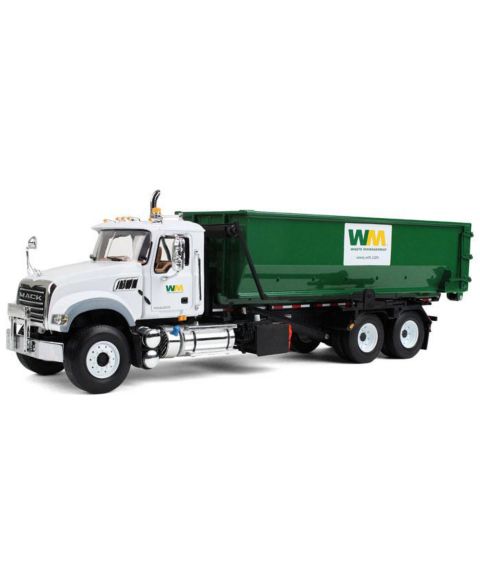 Детская игрушка First Gear 1/34 Scale Mack Granite Roll-Off Container Toy Truck