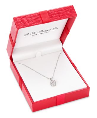 Diamond 18" Pendant Necklace (1/2 ct. t.w.) in 14k White, Yellow, or Rose Gold