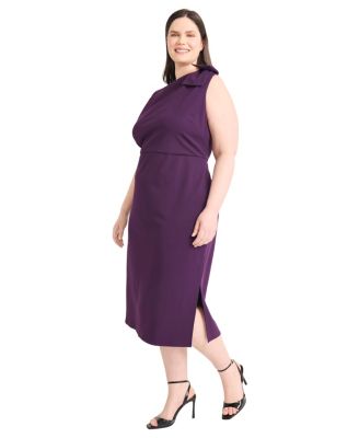 Plus Size Sleeveless A-Line Dress