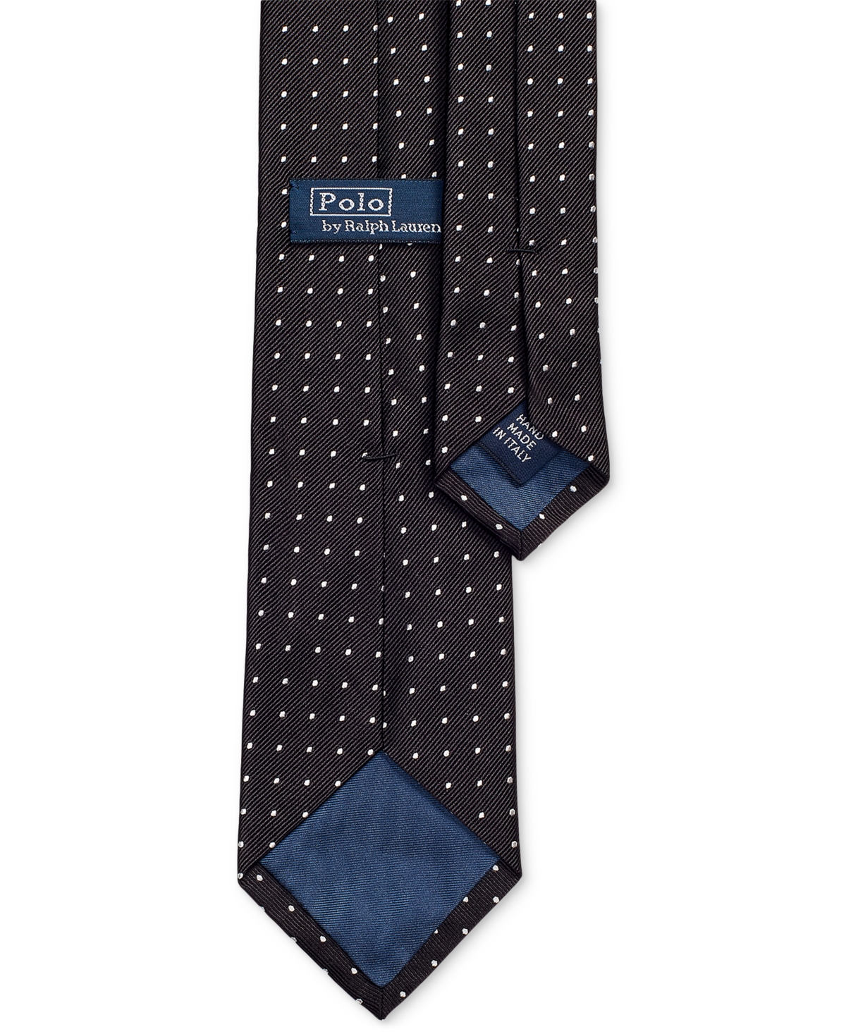 Polo Ralph Lauren Men's Polka-dot Silk Repp Tie In Neutral