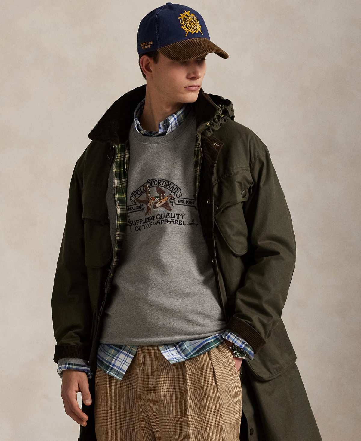Polo Ralph Lauren Logo-embroidered Sweatshirt In Gray