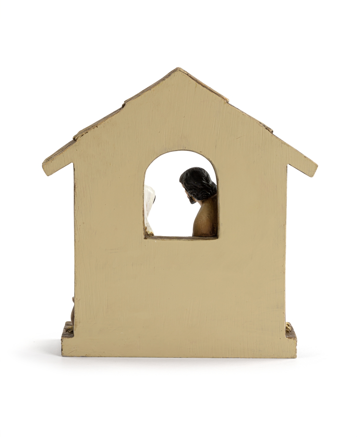 Napco 9.25" Holy Family "peace On Earth" Nativity In Multi