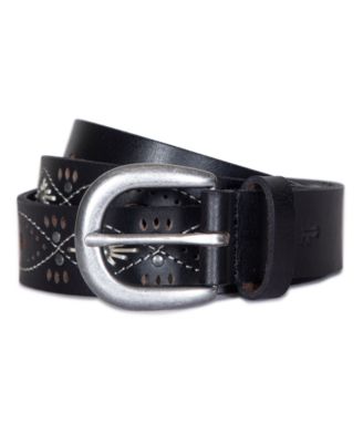 Women's Embroidery Perf Rivets Belt