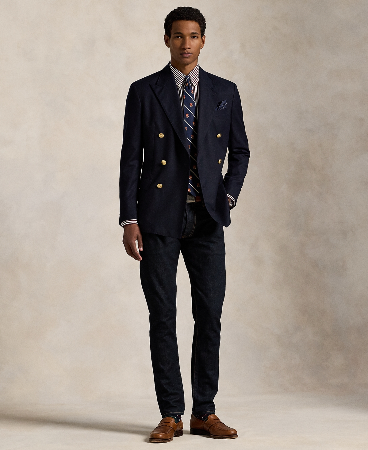 Polo Ralph Lauren Men's Classic-Fit Striped Poplin Shirt