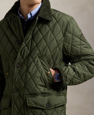 Men's Quilted Car Coat