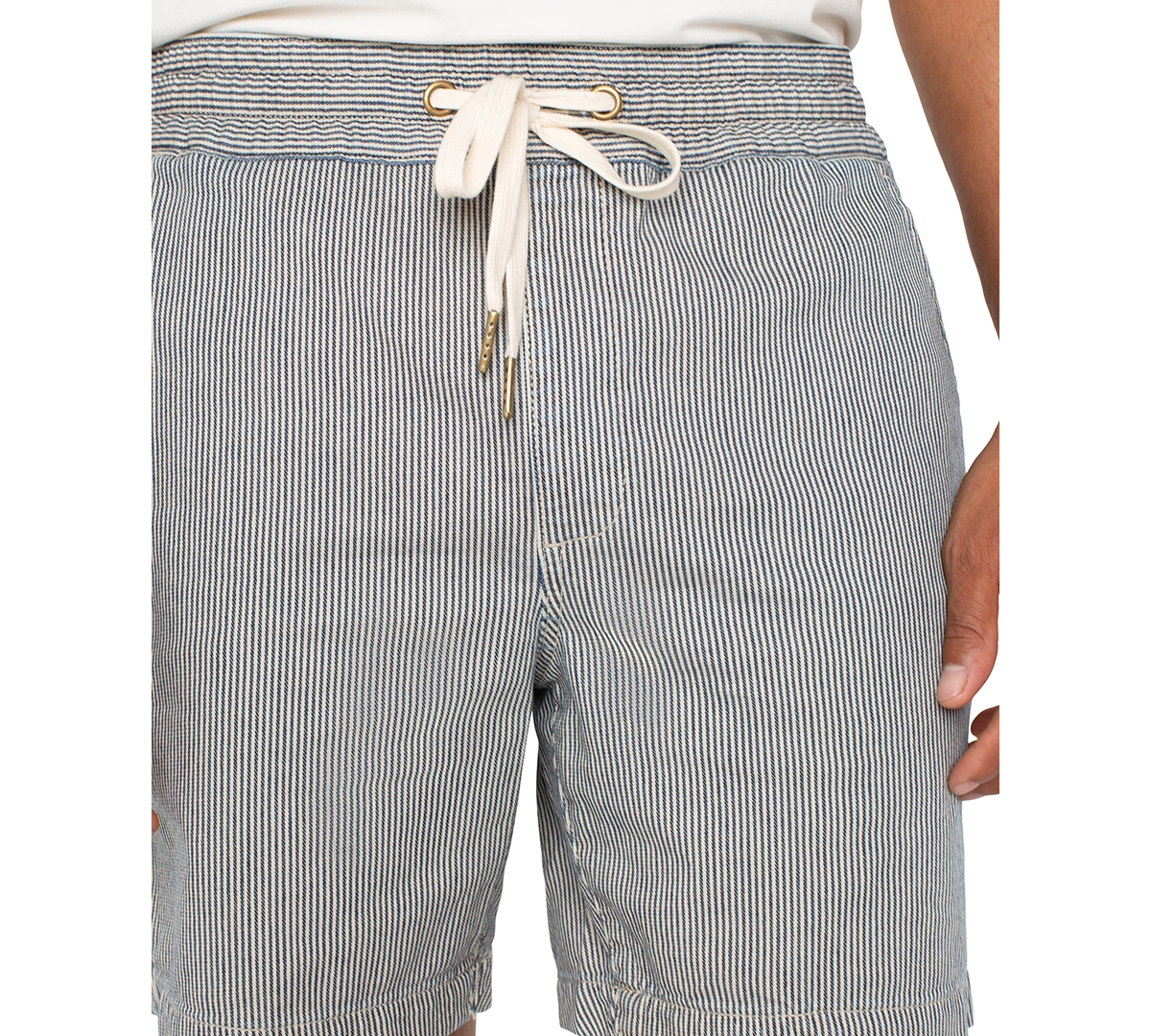 Liverpool Los Angeles Men's Stripe Drawstring Shorts