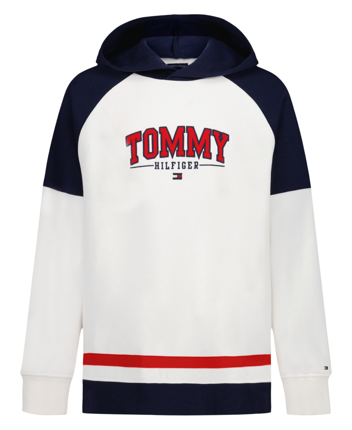 Tommy Hilfiger Big Boys Rugby Hoodie In White