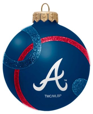 Memory Company - Atlanta Braves Traditional Ball Circle Pattern Ornament