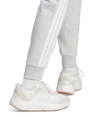 Women's Essentials Three Stripes Fleece Slim Pants