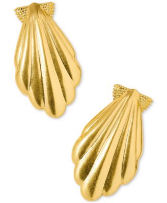 Kendra Scott - Gold-Tone Alexa Mother-of-Pearl Shell Earrings