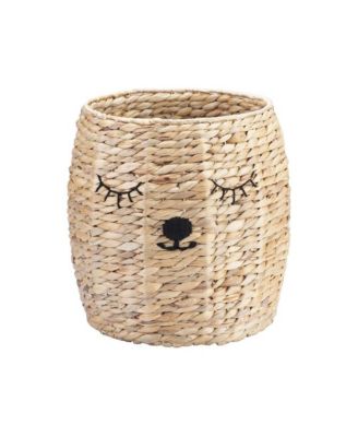S/2 Round Unicorn Baskets, Natural