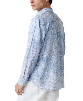 Men's Island-Pattern Shirt