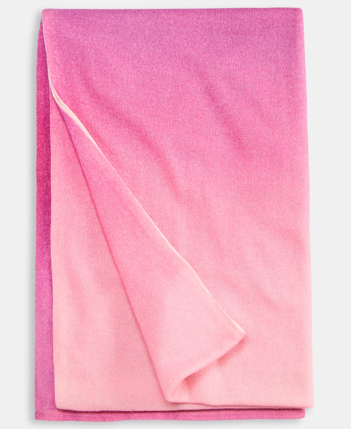 Charter Club Women's Olivia 100% Cashmere Ombre Oversized Scarf, Macy's Exclusive In Pink