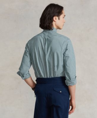 Men's Custom-Fit Gingham Oxford Shirt