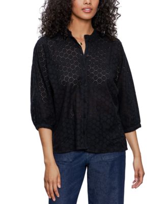 Women's Cotton Petal Drop Blouse