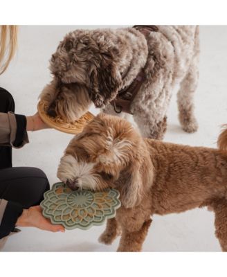 Enrichment Lick Mat: Sage Green Blooming Blossom